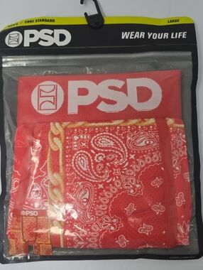 PSD RICH BANDANA RED Mens boxer briefs